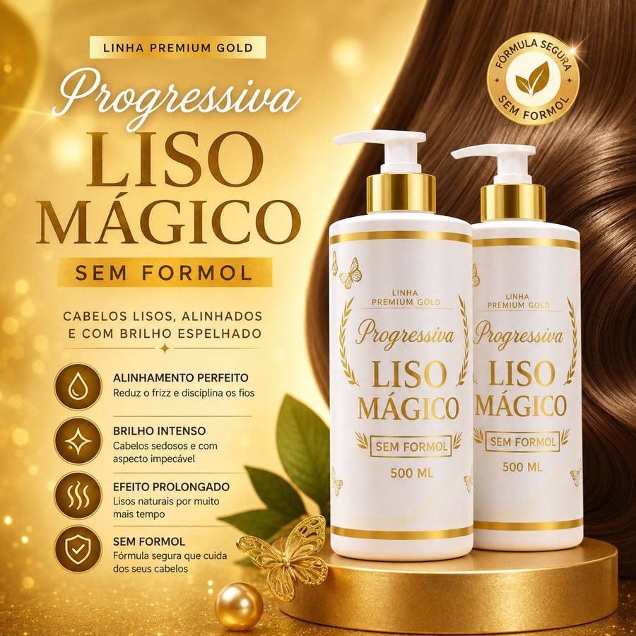 Progressiva Liso Mágico 500 ml sem formol